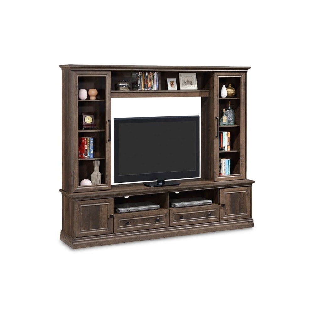 Composition of Mozart pakoworld TV in walnut color 200x40x170,5cm