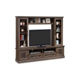 Composition of Mozart pakoworld TV in walnut color 200x40x170,5cm