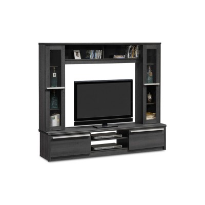 Composición de Salón para TV en Negro, 180.5x40x158cm - Elegante y Funcional para tu Sala de Estar