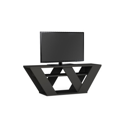 Mueble de TV Moderno con Estantes en Color Antracita 110x30x40 cm - Soporte de TV Elegante para Salón