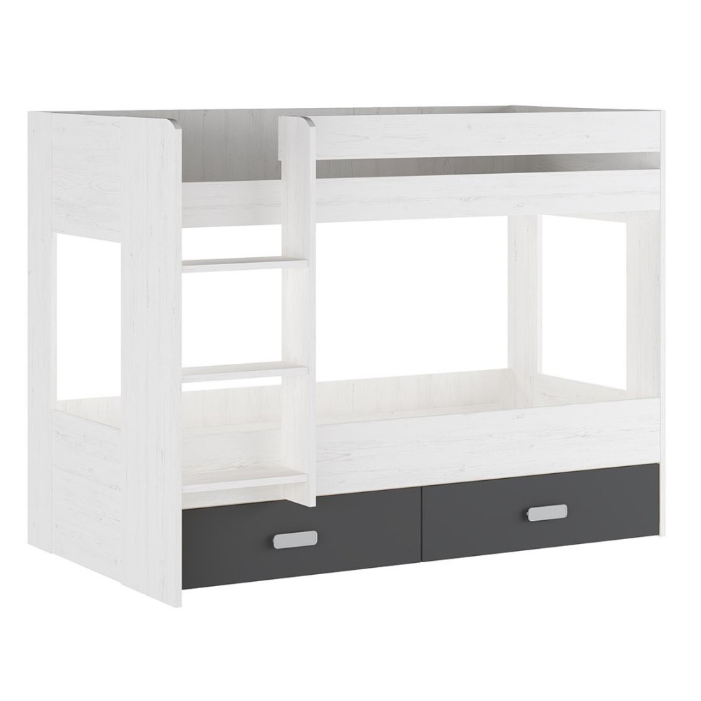 Litera con Cajonera en Andersen Grafito – Diseño Funcional y Gran Capacidad de Almacenaje
