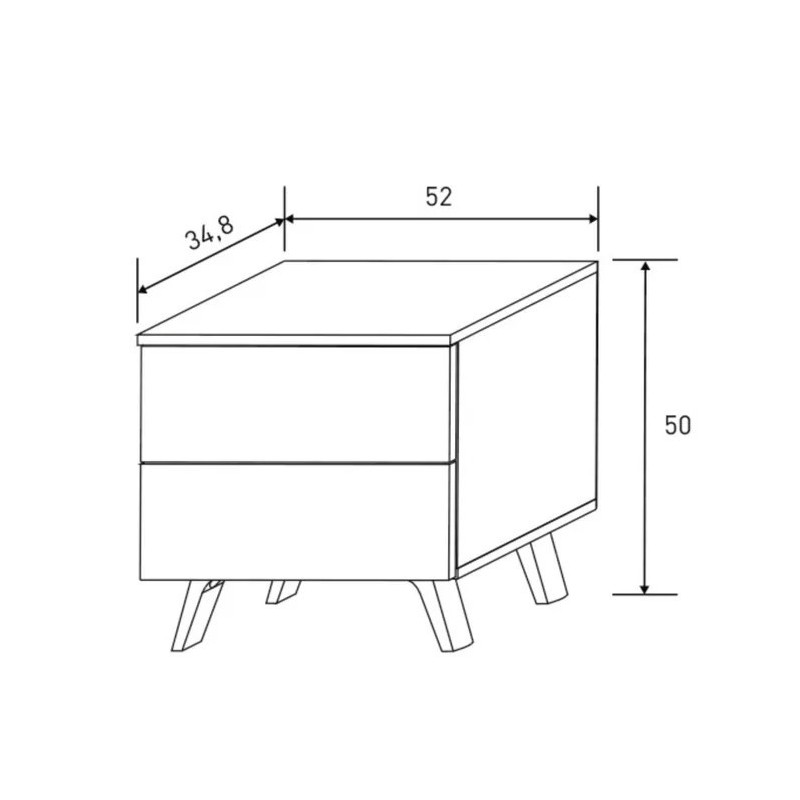 Conjunto Cabecero y 2 Mesitas – Color Puccini-Textil | Estilo Moderno