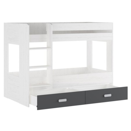 Litera con Cajonera en Andersen Grafito | Alta Calidad y Resistencia