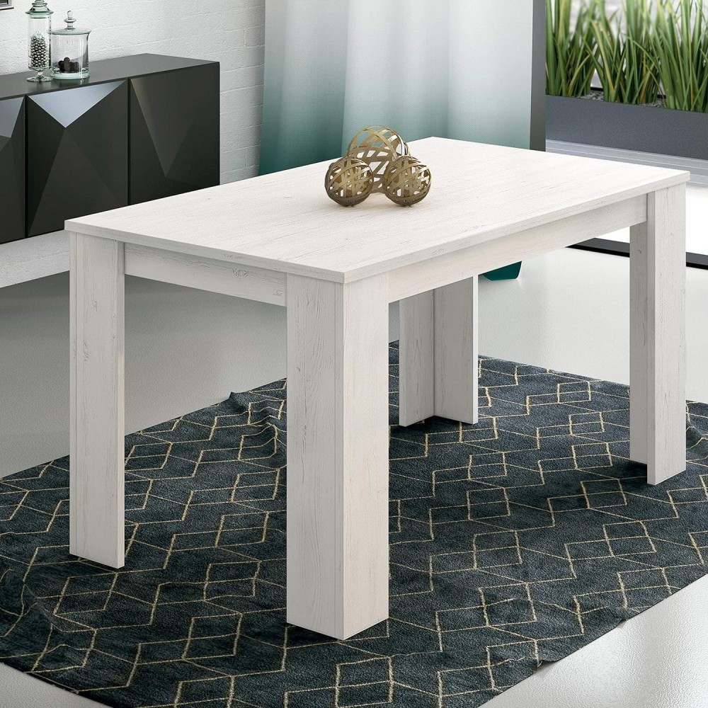 Mesa de Comedor, Mesa de Salón Fija, Color Andersen Pino, Medidas: 140 cm (Largo) x 80 cm (Ancho) x 75 cm (Alto)
