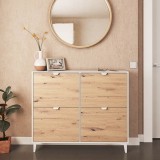 Mueble Zapatero - Almacenamiento Elegante y Práctico | 97,4 x 116,8 x 20 cm (alto x ancho x fondo)