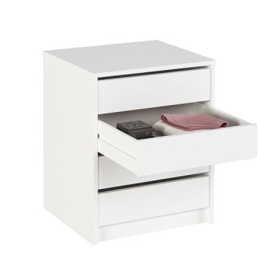 Cajonera 4 cajones | Color: Blanco | Medidas: 62 cm x 50 cm x 44 cm mueble dormitorio