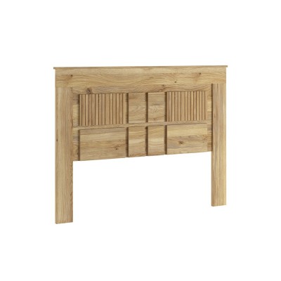 Cabezal para Cama de Matrimonio con patas, Color Mauvella Rayas, Medidas: 160 cm (Ancho) x 119,3 cm (Alto) x 3,8 cm (Fondo)