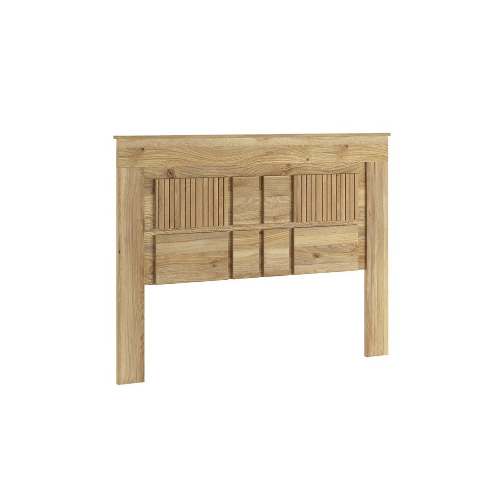 Cabezal para Cama de Matrimonio con patas, Color Mauvella Rayas, Medidas: 160 cm (Ancho) x 119,3 cm (Alto) x 3,8 cm (Fondo)