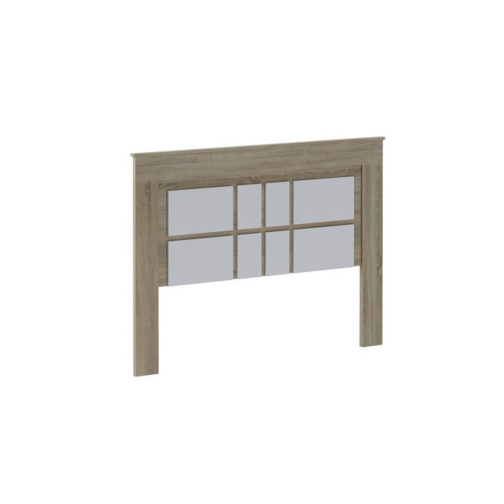 Cabecero Nórdico de 160 (Anc) x 120 (Al) x 3,8 (Fon) Cm | Práctico y Elegante |Colores Cambria y Blanco (para Cama de 135-140