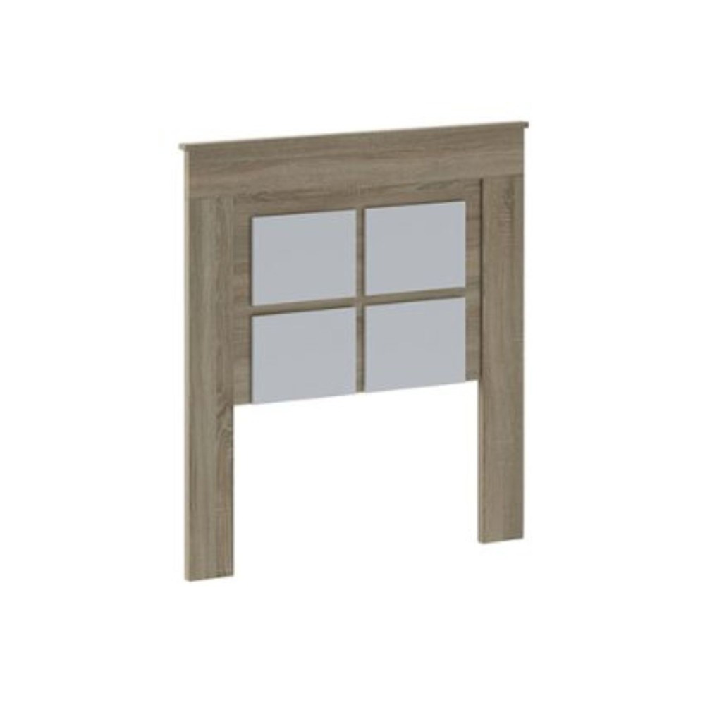 Cabecero Nórdico de 110 (Anc) x 120 (Al) x 3,8 (Fon) Cm Colores Cambria y Blanco (para Cama de 135-140