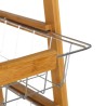 Carrito Verdulero Frutero Cocina 4 cestas y Cajon cubertero 2 miel