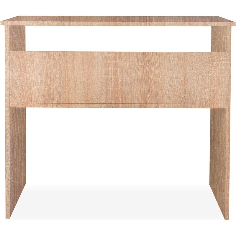 Mesa de Escritorio, Mesas para Ordenador, Acabada en Cambrian, Medidas: 90 cm (An) x 49,5 cm (Fon) x 77 cm (Al)