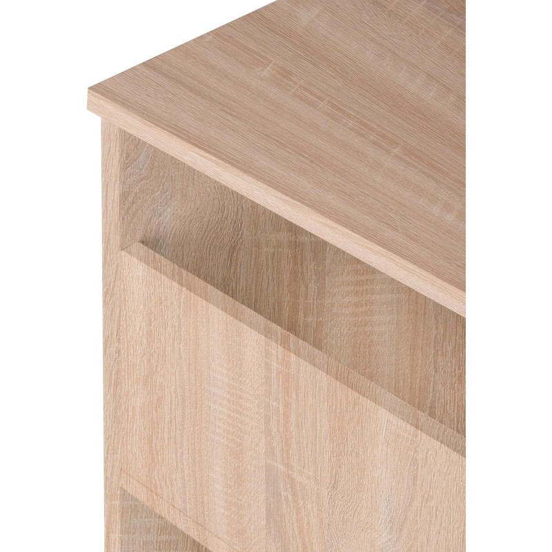 Mesa de Escritorio, Mesas para Ordenador, Acabada en Cambrian, Medidas: 90 cm (An) x 49,5 cm (Fon) x 77 cm (Al)