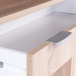 Mesa Escritorio Extensible, Color Cambrian, Medidas: 90 cm (Largo) x 33-63,4 cm (Ancho) x 87,5 cm (Alto)