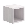 Meyvaser Mueble de salón y TV Conjunto muebles de salón apilable 245 Cm Ancho Color madera y blanco