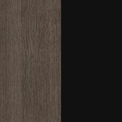 Sinfonier 5 Cajones, Cómoda, Almacenaje Dormitorio, Color Negro, Medidas: 60 cm (Lar) x 109,4 cm (Al) x 39,6 cm de (Fon)