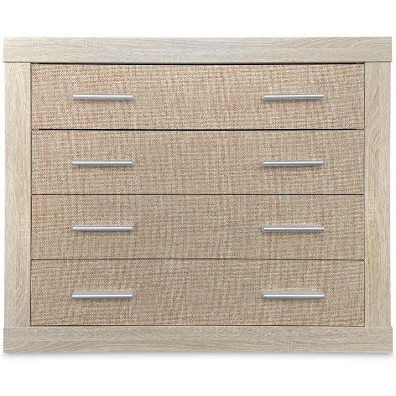 Meyvaser - Cómoda con 4 Cajones, Sinfonier, Color Madera, Medidas: 60 cm (An) x 81.5 cm (Al) x 39.5 cm (Fo)