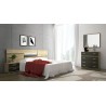 Cómoda 4 Cajones, Mueble Almacenaje Dormitorio, Color Cambria y Grafito, Medidas: 89 cm (Lar) x 89,6 cm (Al) x 39,6 cm de (Fon)