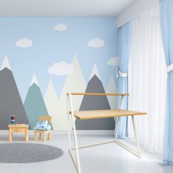 Mesa Ordenador auxiliar o estudio infantil modelo Sintra Color Cambria Blanco