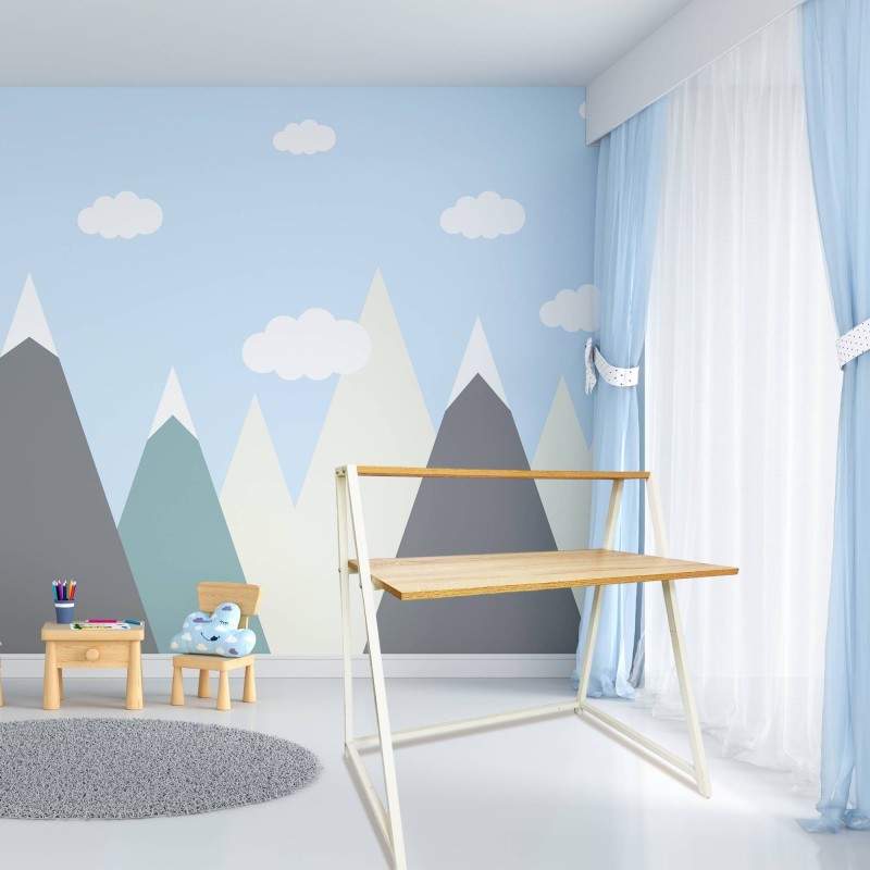 Mesa Ordenador auxiliar o estudio infantil modelo Sintra Color Cambria Blanco