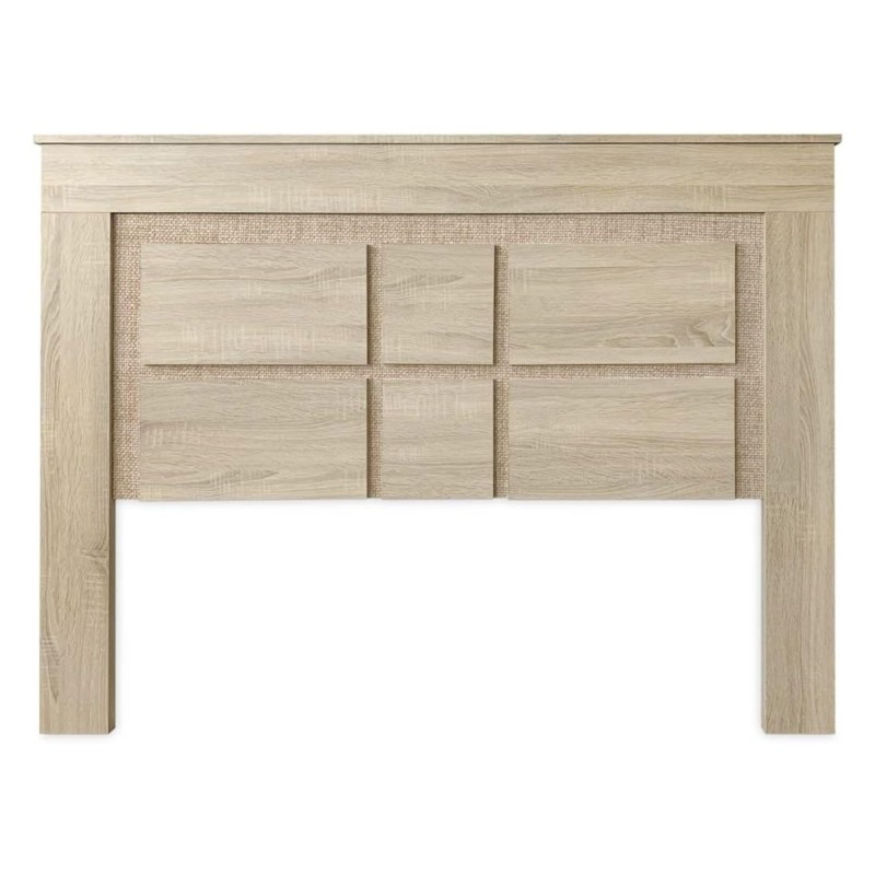 Meyvaser - Cabezal para Cama de Matrimonio Color Puccini Textil, Medidas: 160 cm (Ancho) x 119,3 cm (Alto) x 3,8 cm (Fondo)