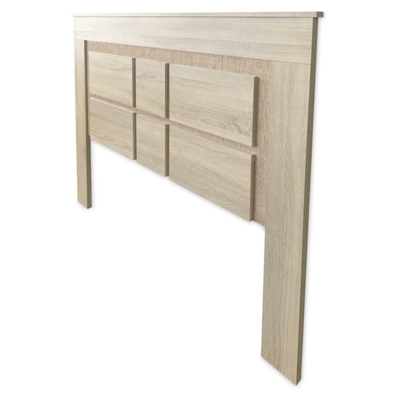 Meyvaser - Cabezal para Cama de Matrimonio Color Puccini Textil, Medidas: 160 cm (Ancho) x 119,3 cm (Alto) x 3,8 cm (Fondo)