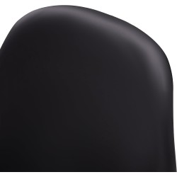 Pack 4 Sillas de Comedor, Sillas Cocinas, Acabado en Negro y Madera, Medidas: 45 cm (Ancho) x 53 cm (Largo) x 83 cm (Alto)