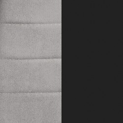 Pack de 6 Sillas Tapizadas para Comedor/Salón – Marengo y Patas Negras en Aluminio, Dimensiones: 40 cm x 42 cm x 96 Cm