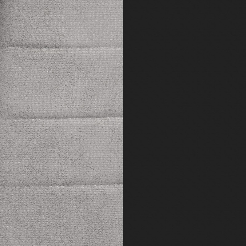 Pack de 6 Sillas Tapizadas para Comedor/Salón – Marengo y Patas Negras en Aluminio, Dimensiones: 40 cm x 42 cm x 96 Cm