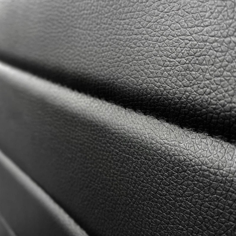 Pack de 6 Sillas Tapizadas para Salón, Color Negro y Patas Negras. Medidas: 39,5 cm (Anc) x 37,5 cm (Fon) x 96 cm