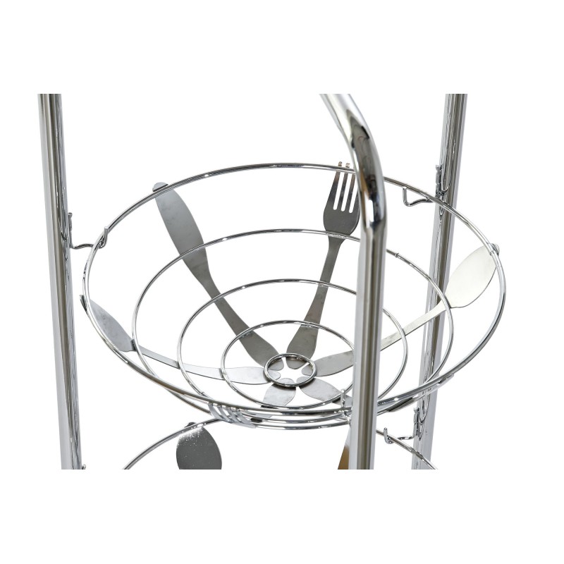 ¡Consigue tu práctico Verdulero Frutero Metálico Cromado! ¡Ordena tu cocina ahora! ¡28x28x74!