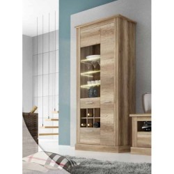 Mueble de Comedor, Mueble Salón, Acabado en Color Cañón, Medidas: 297 cm (Ancho) x 201,6 cm (Alto) x 41,8 cm (Fondo)