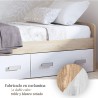 Cama Nido con 2 Cajones de Almacenaje – Puccini Andersen, 194,4 cm Largo x 98 cm Ancho x 58 cm Alto
