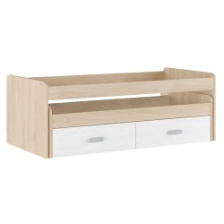Cama Nido Juvenil Doble con Cajones de Almacenaje – Puccini Andersen, 198.4 cm Largo x 98 cm Ancho x 72 cm Alto