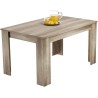Mesa de Comedor Extensible, Mesa Salón, Robusta, Color Cañón, 138-198 cm (Largo) x 88 cm (Ancho) x 76 cm (Alto)