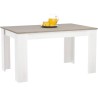 Mesa de Comedor Extensible, Mesa Salón, Robusta, Color Andersen Pino Gris, 138-198 cm (Largo) x 88 cm (Ancho) x 76 cm (Alto)