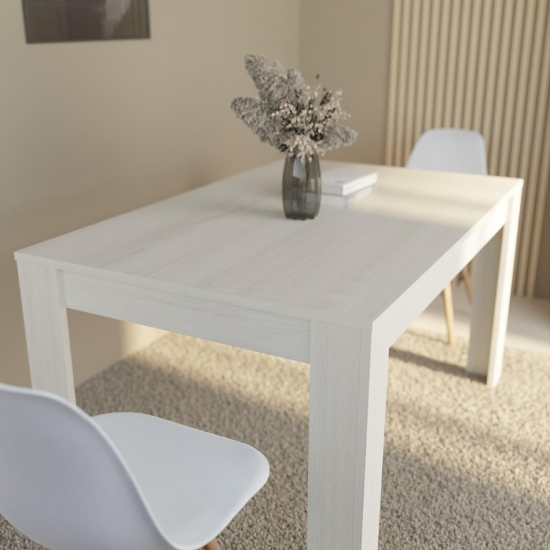 Mesa de Comedor, Mesa de Salón Fija, Color Andersen Pino, Medidas: 140 cm (Largo) x 80 cm (Ancho) x 75 cm (Alto)