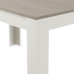 Mesa de Comedor, Mesa de Salón Fija, Color Andersen Pino Gris, Medidas: 140 cm (Largo) x 80 cm (Ancho) x 75 cm (Alto)