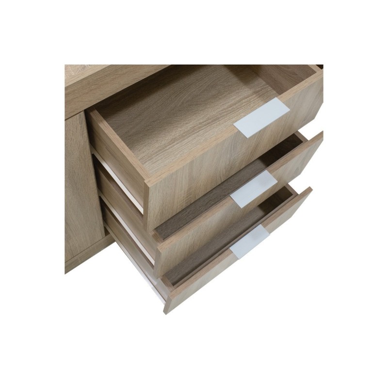 Buffet-Consola Color Cambrian - 180x45x80.5 cm - Mueble Versátil para Comedor y Sala de Estar.