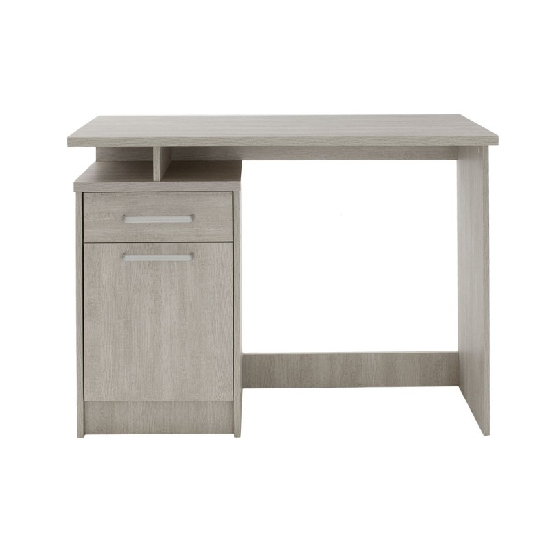 Escritorio Robusto con 2 Cajones - Color Madera  - 100x55x75 cm - Mesa de Estudio y Oficina Duradera