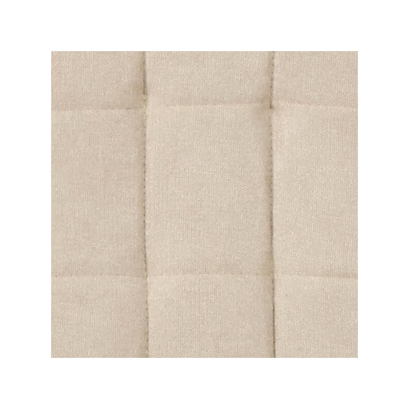 6 Sillas Tapizadas en Tela Beige con Asiento y Respaldo Acolchados, Patas Cromadas - Medidas 45x46x100 cm