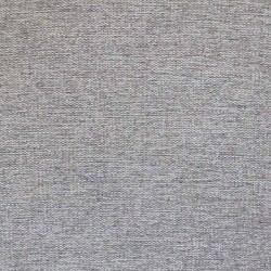 Pack de 2 Sillas Tapizadas en Tela Gris con Patas Negras, Acolchado Cuadrado en Respaldo y Asiento, Medidas 47x62x106.5 cm