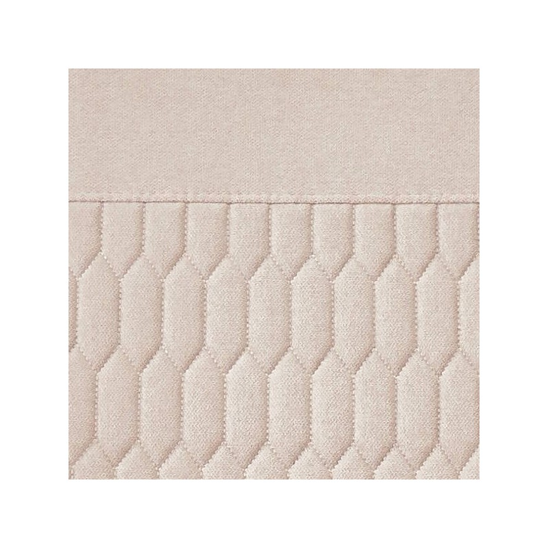 Pack de 4 Sillas de Madera con Relleno de Espuma, Tapizadas en Tela Beige, Patas Metálicas Negras, Medidas 44x60x99 cm
