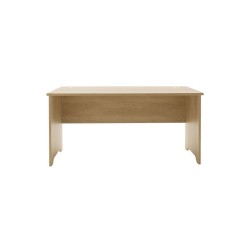 Mesa de Oficina Sin Cajón, Color Cambria, 150x75x75 cm - Espacio Amplio y Elegante