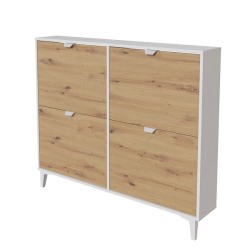 Mueble Zapatero - Almacenamiento Elegante y Práctico | 97,4 x 116,8 x 20 cm (alto x ancho x fondo)