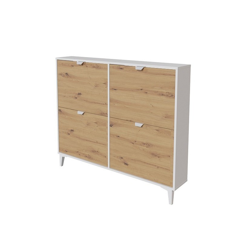 Mueble Zapatero - Almacenamiento Elegante y Práctico | 97,4 x 116,8 x 20 cm (alto x ancho x fondo)