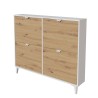 Mueble Zapatero - Almacenamiento Elegante y Práctico | 97,4 x 116,8 x 20 cm (alto x ancho x fondo)
