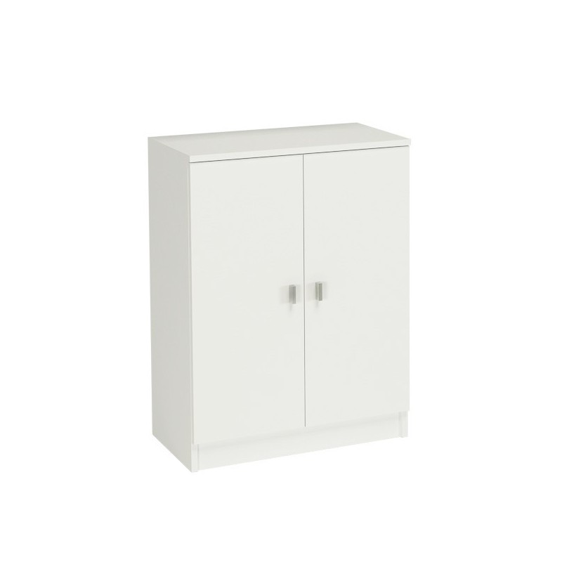 Armario Bajo de Cocina con 2 Puertas – Color Blanco – 60 x 80 x 34 cm