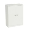 Armario Bajo de Cocina con 2 Puertas – Color Blanco – 60 x 80 x 34 cm