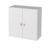 Mueble Alto de Cocina para Colgar con 2 Puertas – Color Blanco – 60 x 60 x 26,5 cm (alto x ancho x fondo)